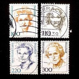 Набор марок Знаменитые женщины, Германия, 1997 год (полный комплект)