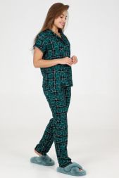 Пижама женская 35326 зеленый