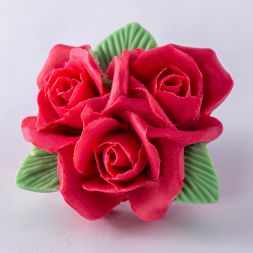 Силиконовая форма - 3D - Букет роз