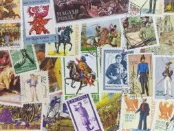 Набор различных марок, Военная тематика (25 шт.)
