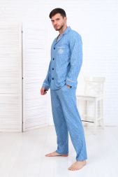 Пижама мужская 9-194а (голубой)