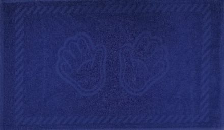 Полотенце махровое 35х60 Ручки №290 (темно-синий, 634)