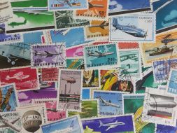 Набор различных марок, Воздушный транспорт (30 шт.)