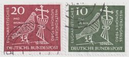 Набор марок &quot;Всемирный евхаристический конгресс&quot; Германия 1960 год
