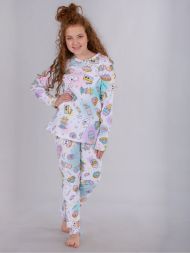 Пижама детская ПД-65 сладкоежка, футер начес (арт. ПД-65)