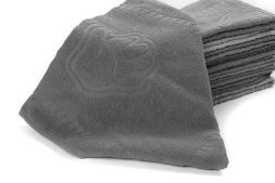 Полотенце махровое 34х60, арт. BS 34-60, 400 гр/м2, 910-Серый