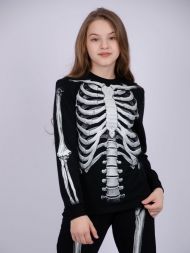 Пижама детская ПД-138 скелет, трикотаж (арт. ПД-138)
