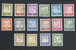 Набор марок &quot;Известные немцы&quot;, Германия 1961 год (полный комплект)
