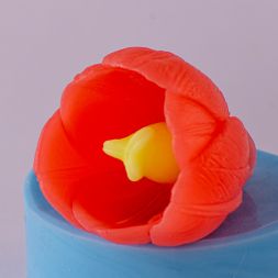 Силиконовая форма - 3D - Тюльпан № 2