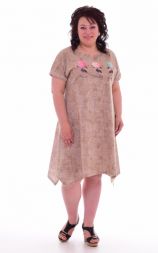 Платье женское 4-54в (карамель)