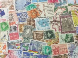 Набор различных марок, Географические карты (40 шт.)