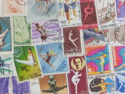 Набор различных марок, Гимнастические виды спорта (25 шт.)