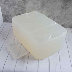 Мыльная основа коробка NEW - SOAPTIMA БПО прозрачная (PRO) (БРУСОК-ОПТ) 10 кг.