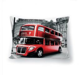 Подушка декоративная с 3D рисунком &quot;Лондонский даблдеккер&quot;