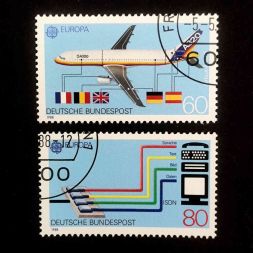 Набор марок EUROPA - Транспорт и связь, Германия, 1988 год (полный комплект)
