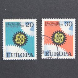 Набор марок EUROPA, Германия 1967 год (полный комплект)