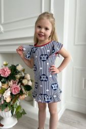 Платье 5104 детское синий