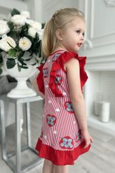 Платье 5108 детское красный