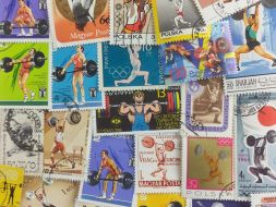 Набор различных марок, Тяжёлая атлетика (15 шт.)