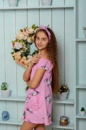 Платье 5116 детское розовый