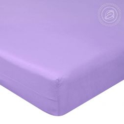 Простыня на резинке поплин 200х200х20 Византия (Фиолетовый) АРТ-Дизайн