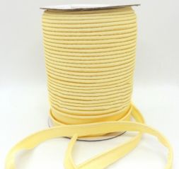 Кант атласный шир. 12 мм № 008 желтый светлый ЕВРО уп. 72 ярда
