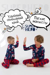 Пижама детская Супергерой кулирка (арт. ПЖ0164)