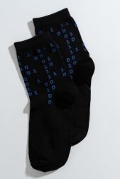 Носки Бинарный код мужские 2 пары синий