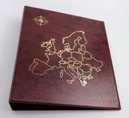 Альбом ОПТИМА &quot;Карта Европы&quot;, формат OPTIMA без листов, кожзам (увелич. толщ.)