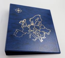 Альбом ОПТИМА &quot;Карта Европы&quot;, формат OPTIMA без листов, кожзам (увелич. толщ.)