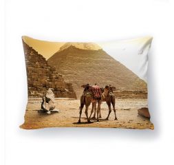 Подушка декоративная с 3D рисунком &quot;Пирамиды Египта&quot;