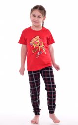 Пижама детская 7-286 (красный), Пепперони
