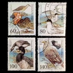 Набор марок Птицы, Германия, 1991 год (полный комплект)