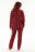 Костюм женский с брюками 21598 красная клетка