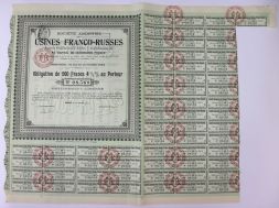 Облигация на 500 франков 1911 года, Франко-Русские заводы Берда в Санкт-Петербурге