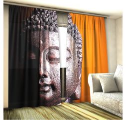 Фототюль 3D Будда (вуаль)