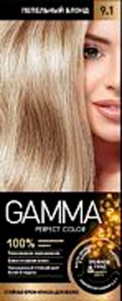 Gamma Perfect color Крем-краска для волос 9.1 Пепельный блонд