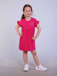 Платье детское Цветик-1 ПЛ-90-3 (малина)