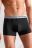 Трусы мужские BeGood (набор 3 шт) UMJ1203 Underwear черный/темно-серый меланж/бургунди
