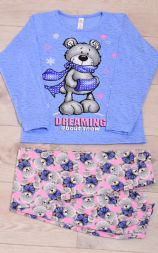Пижама детская 7-296а (розовый) Тедди
