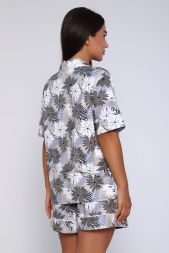 Пижама женская 55083 фиолетово-серый