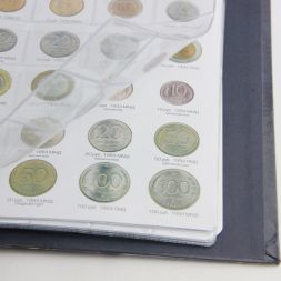 Альбом с листами для монет &quot;Монеты РФ регулярного выпуска с 1991 года&quot;, формат OPTIMA