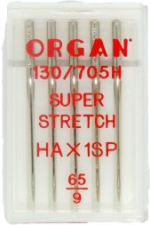 Иглы Organ супер стрейч для БШМ № 65, уп. 5 шт