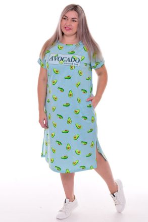 Платье женское 4-100а (ментол) Авокадо