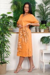 Платье женское 8241 оранжевый