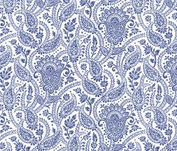 Ткань рогожка 150 см Персия (синий)