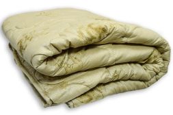 Одеяло максиЕвро (210х235) Верблюжья шерсть 300 гр/м ПРЕМИУМ (глосс-сатин)