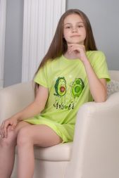 Сорочка Мурашки детская салатовый