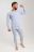 Термокомплект мужской Active-M брюки+лонгслив серый меланж