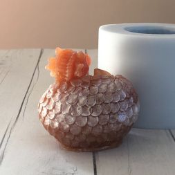 Силиконовая форма - 3D - Дракон в яйце